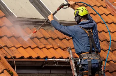 Démoussage et hydrofuge de toiture à Lespinassière